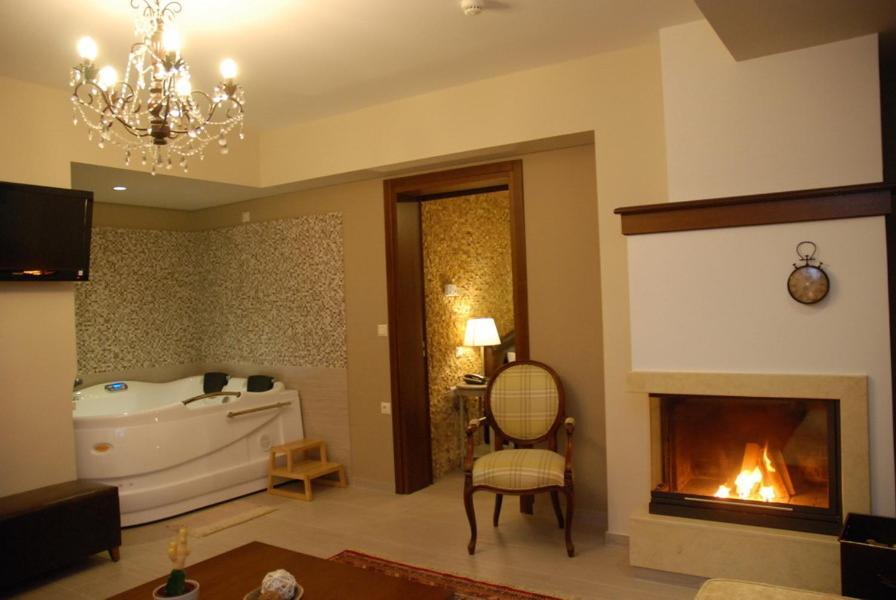 Agapi Luxury Hotel Káto Loutrákion Rom bilde